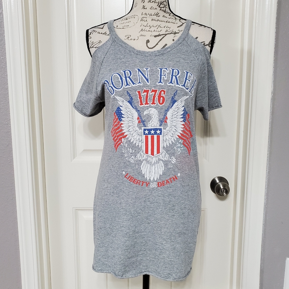 🇺🇸 Color Bear Cold Shoulder Tank 🇺🇸